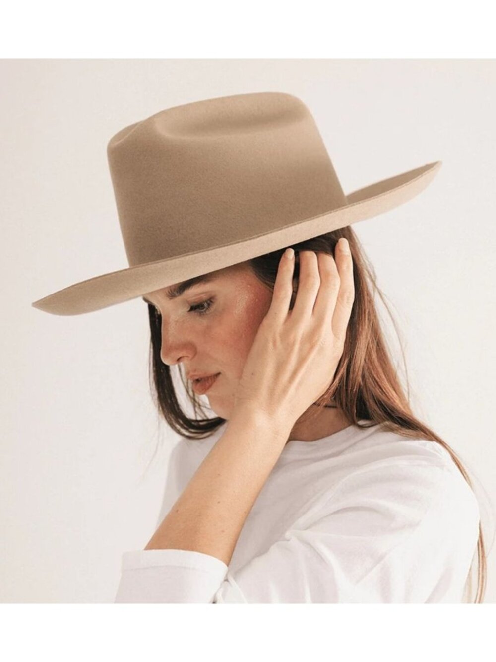 Gigi Pip Ezra Western Hat Cattleman Cowgirl 55cm XS MSRP$136 Worn Once - Picture 10 of 17